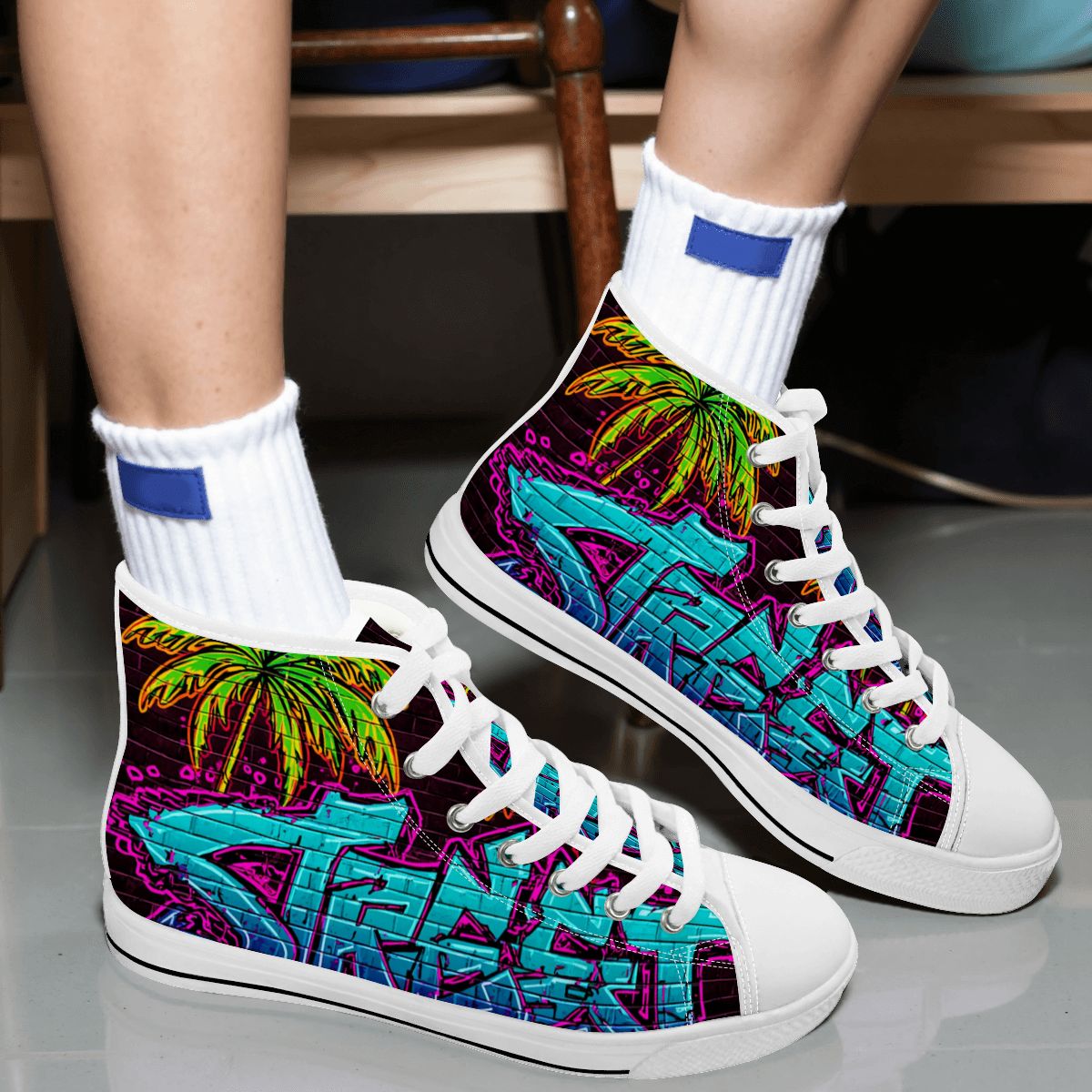 Street Life Men's High Top Canvas Shoes