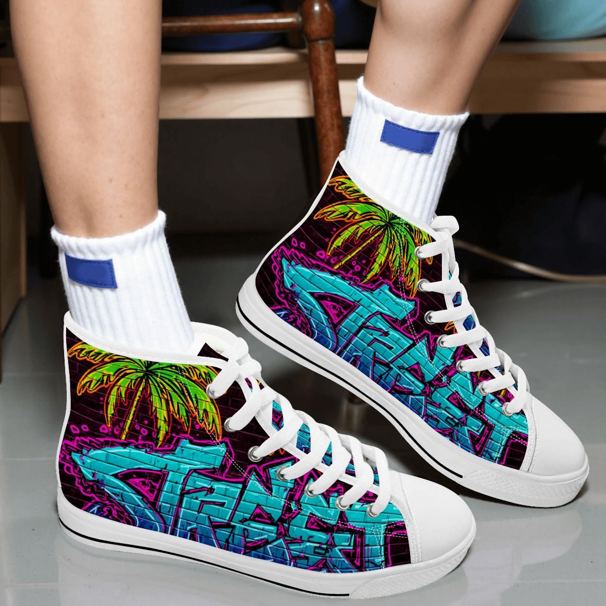 Street Life Men's High Top Canvas Shoes