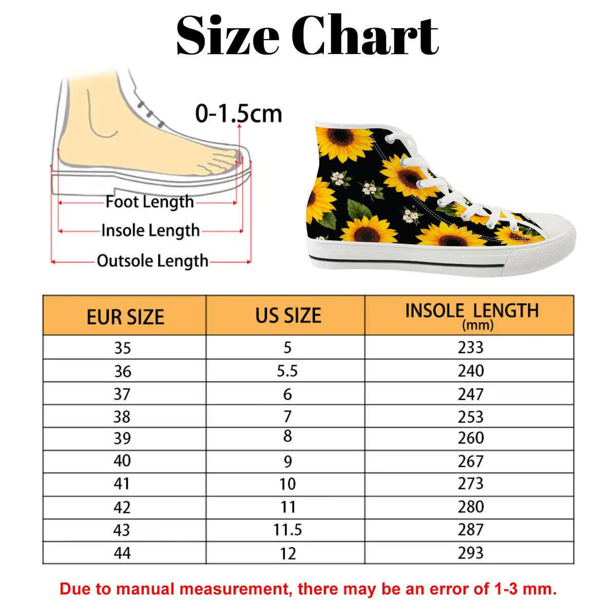 Morning Bloom Women's High Top Canvas Shoes