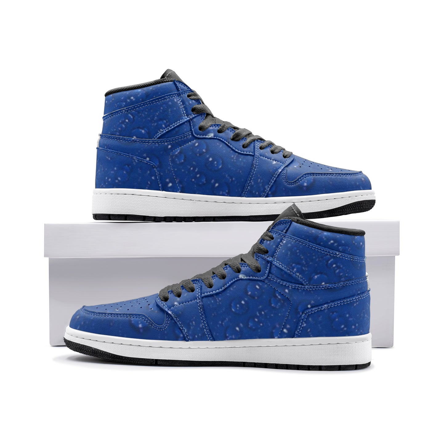 Blue Water Droplets Unisex Sneaker