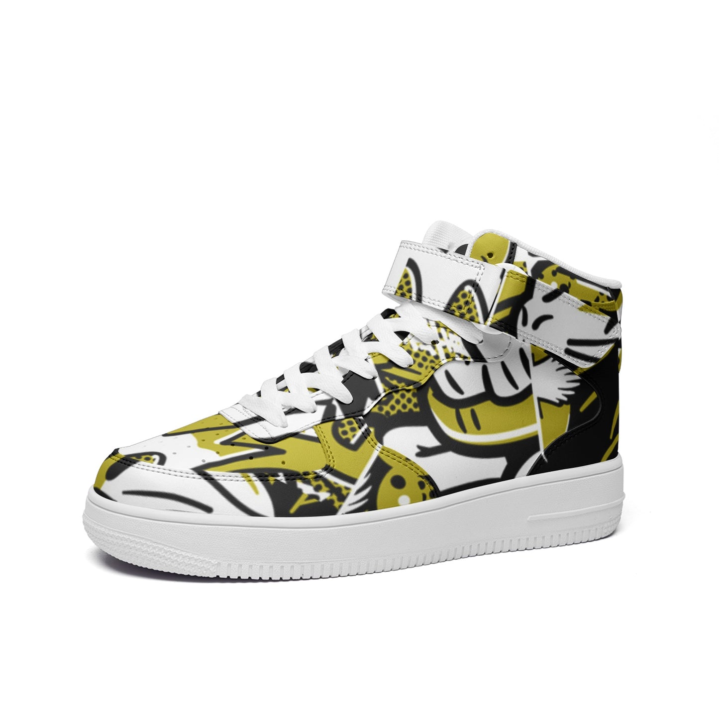 GJ 72 Unisex high Top Leather Sneakers