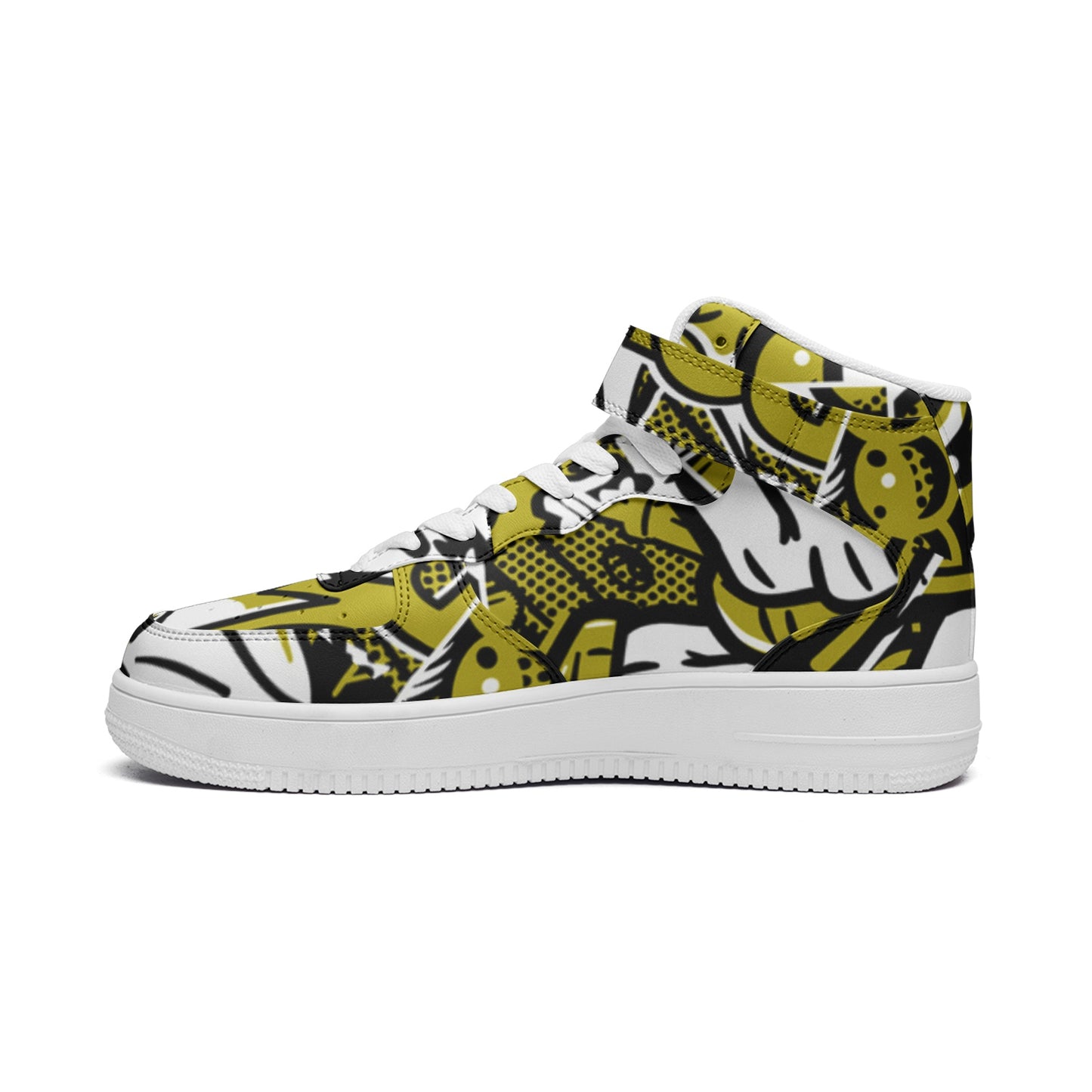 GJ 72 Unisex high Top Leather Sneakers