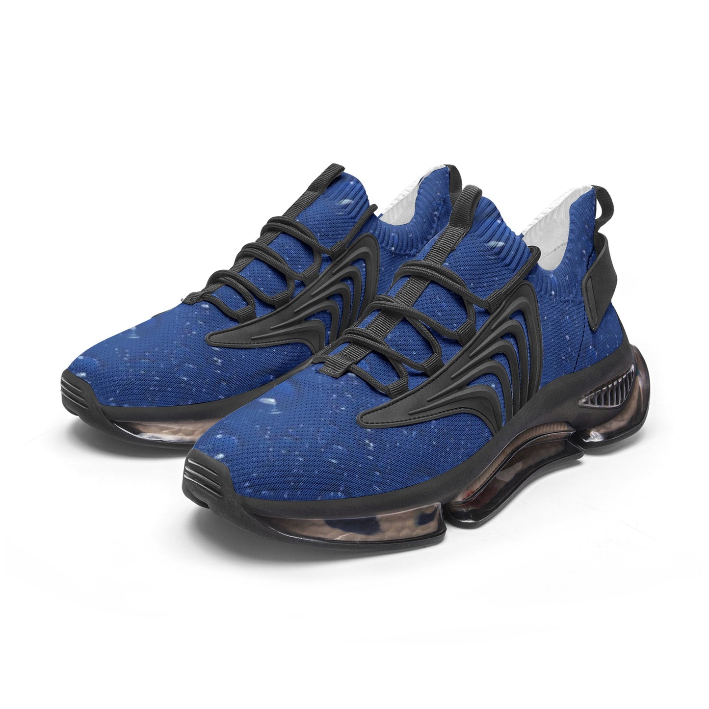 Blue Water Droplets Unisex Low Top Mesh Sneakers