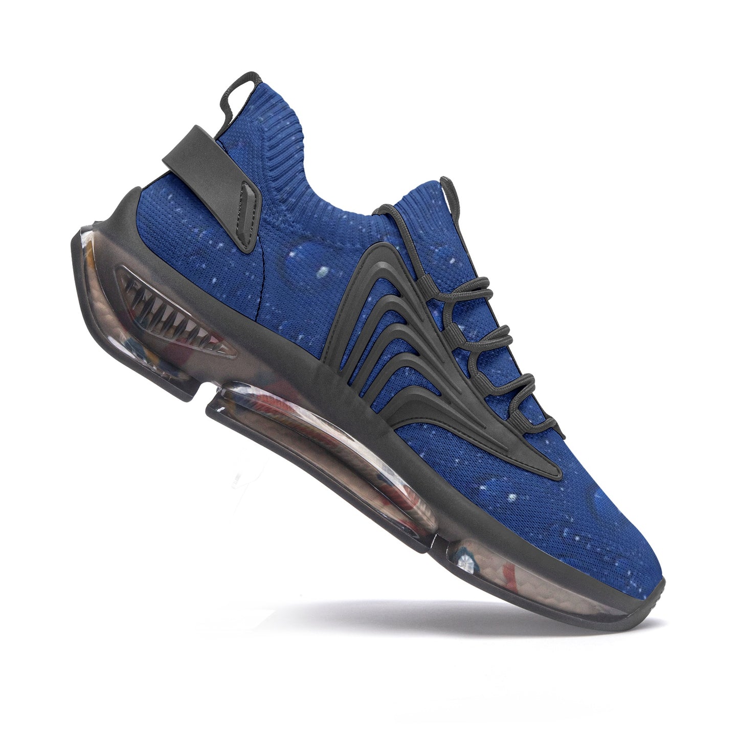 Blue Water Droplets Unisex Low Top Mesh Sneakers
