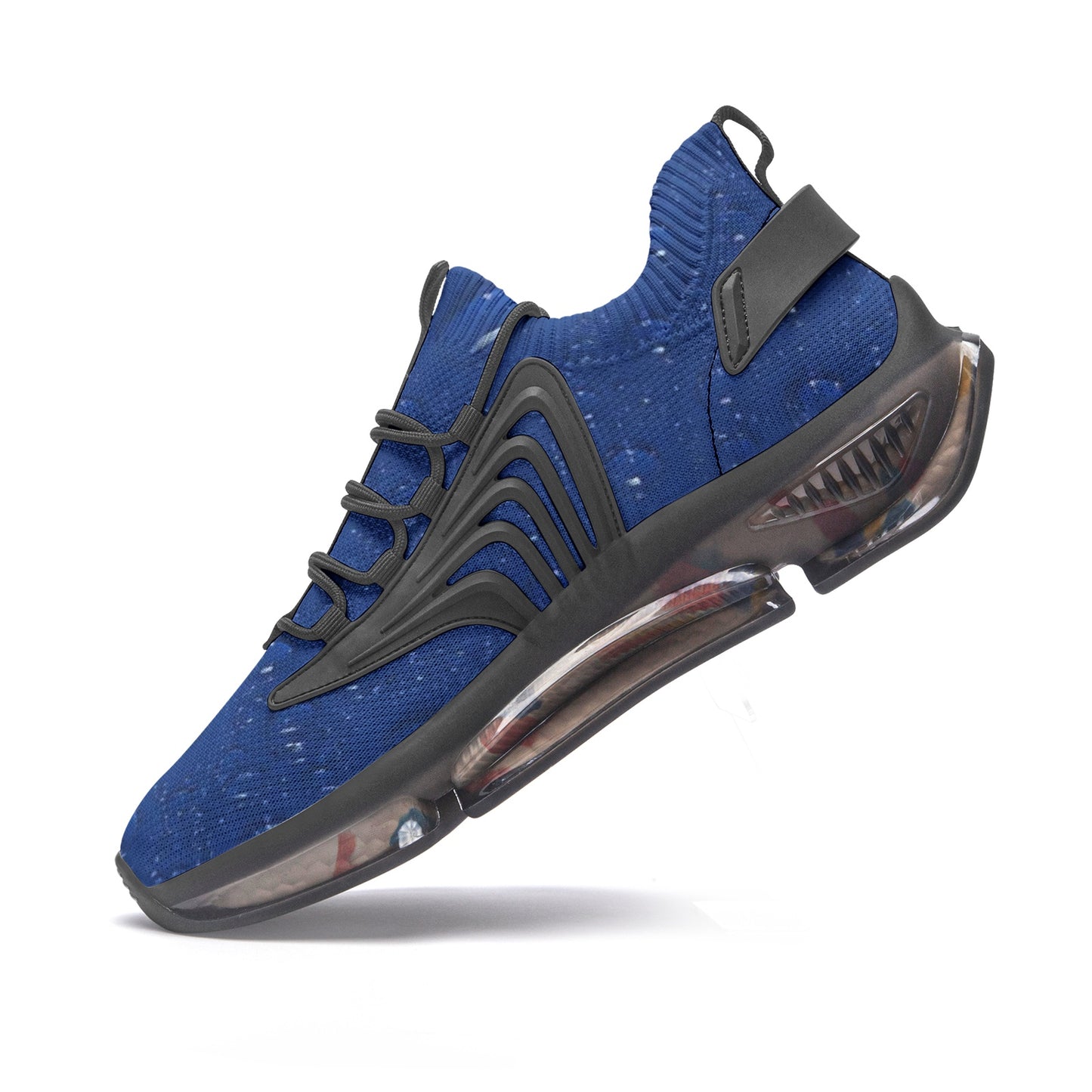 Blue Water Droplets Unisex Low Top Mesh Sneakers