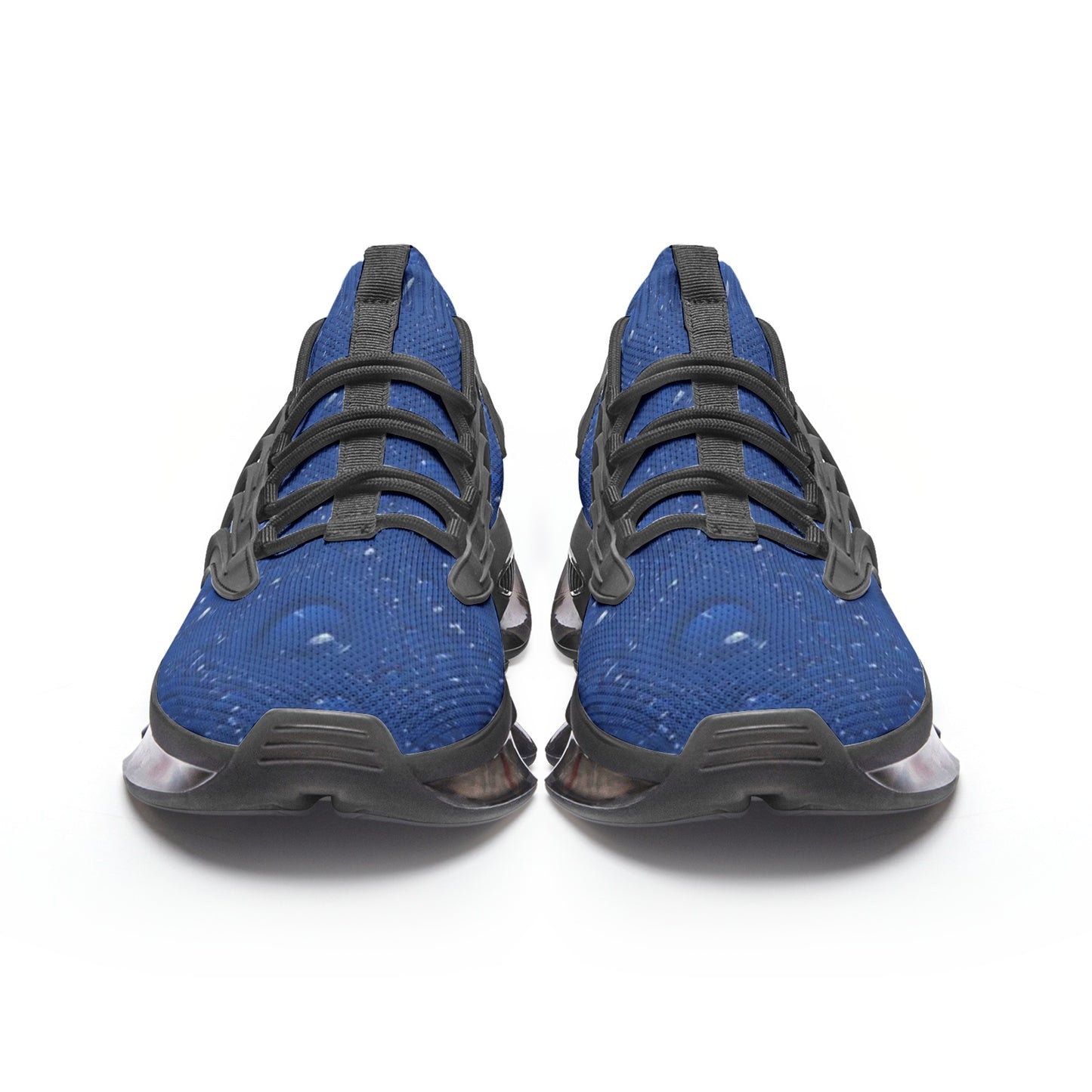 Blue Water Droplets Unisex Low Top Mesh Sneakers