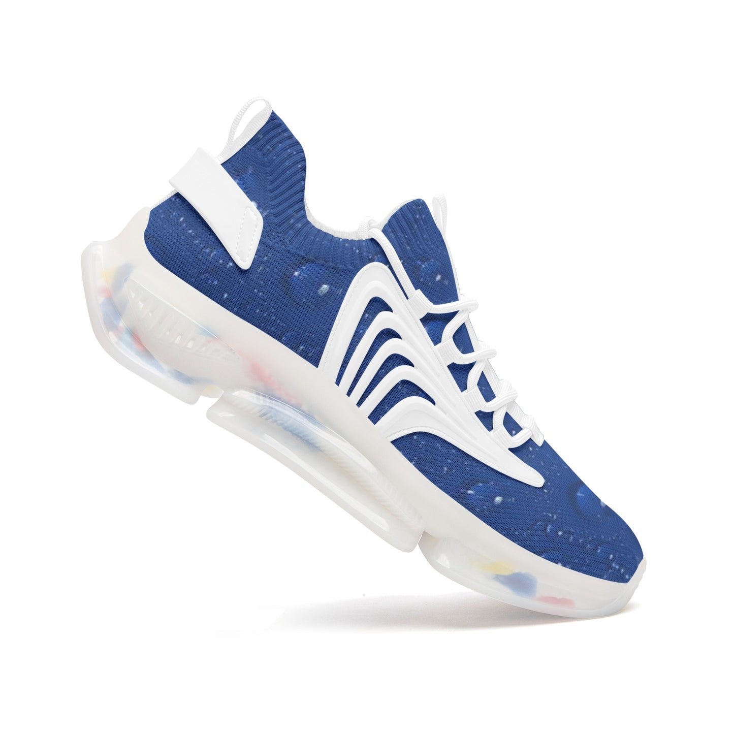 Blue Water Droplets Unisex Low Top Mesh Sneakers