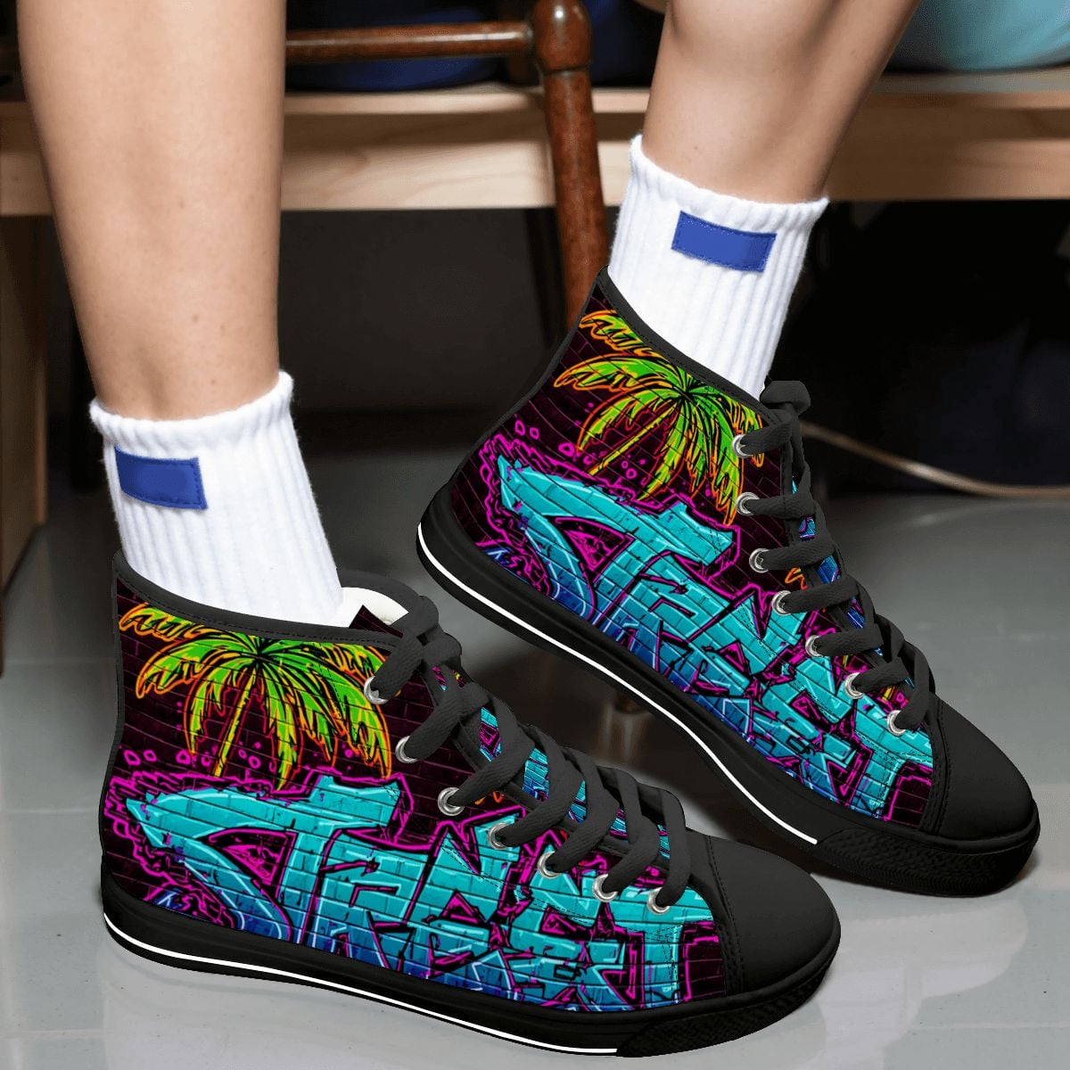 Street Life Men's High Top Canvas Shoes