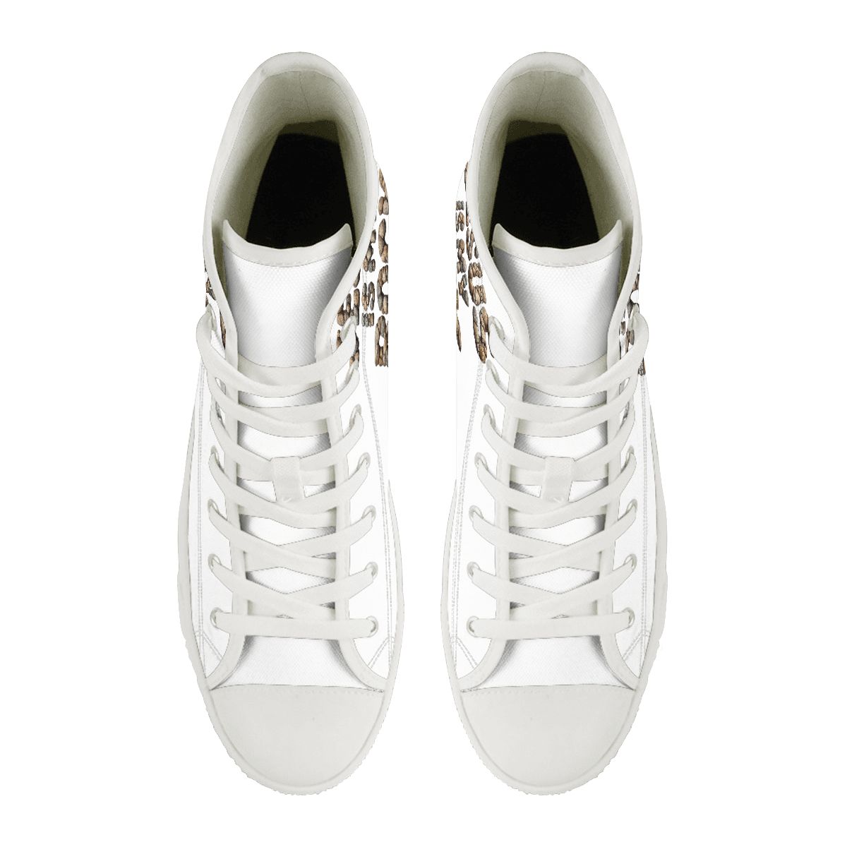 Jesus Is My Rock Men's High Top Canvas Shoes