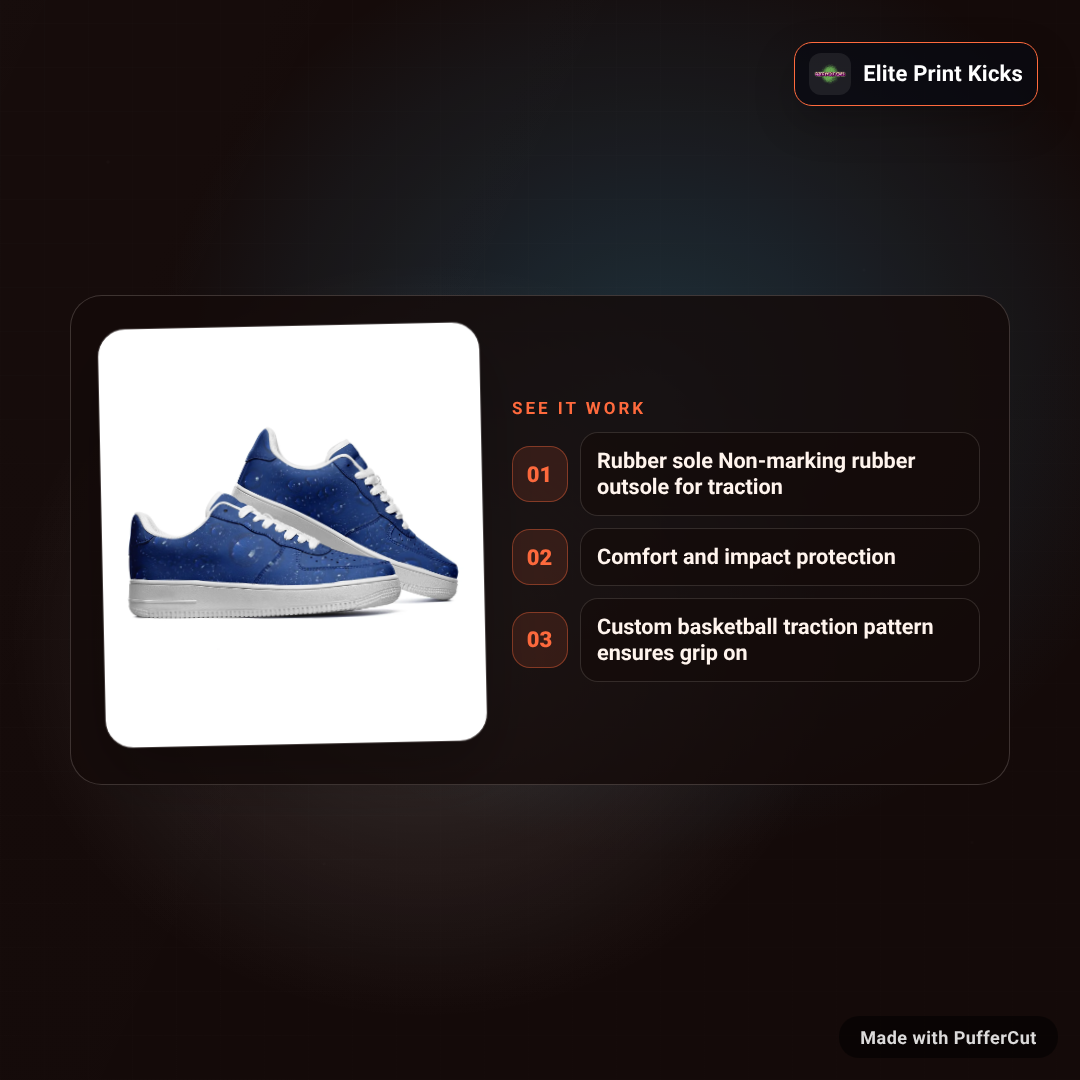Blue Water Droplets Unisex Leather Basketball Sneakers ad video