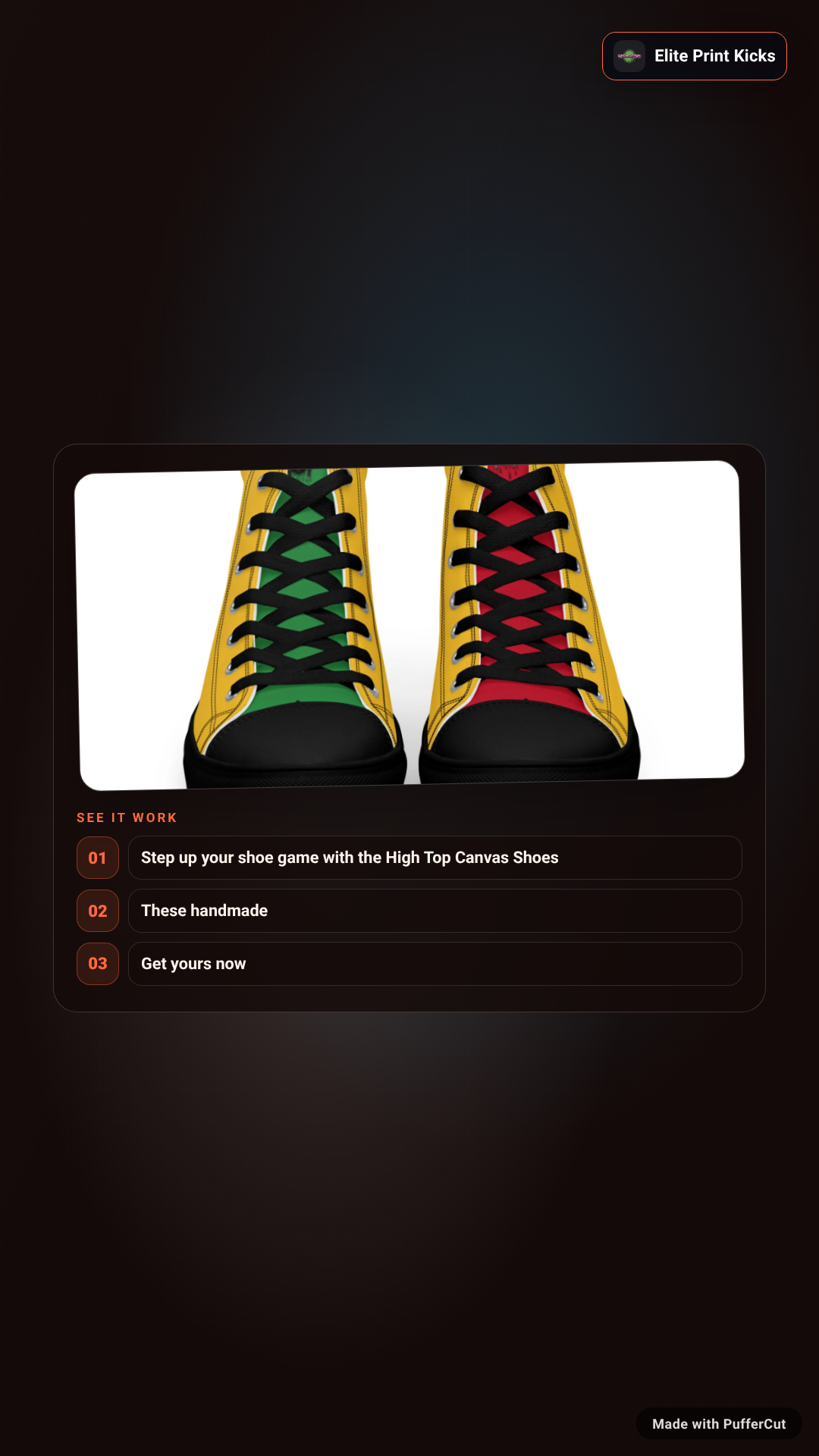 Jab Signature 3 Men’s high top shoes ad video