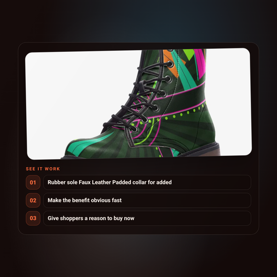 Neon Jungle Casual Leather Lightweight boots MT ad video